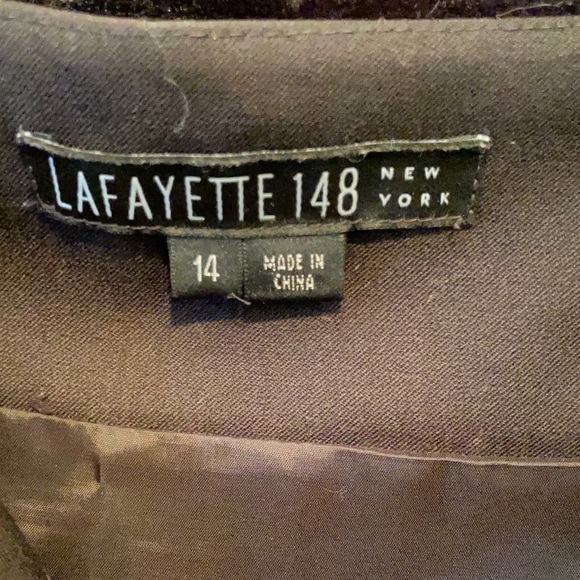 Lafayette 148 Black Pencil Skirt 14 - Picture 3 of 3